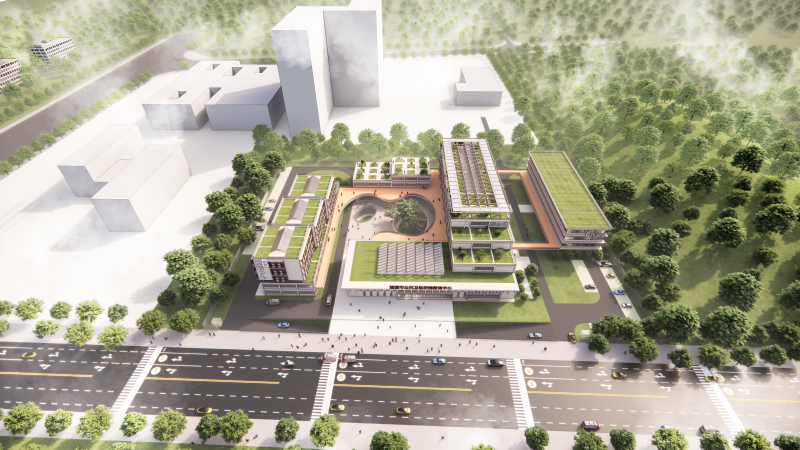 生命綠島 療愈之境一一中機國際中標漣源市公共衛(wèi)生防控救治中心建設(shè)項目